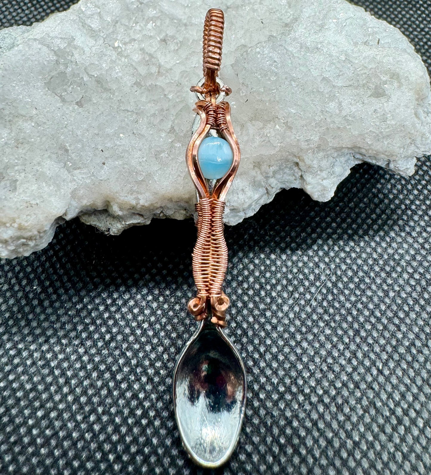 Larimar Spoon Pendent