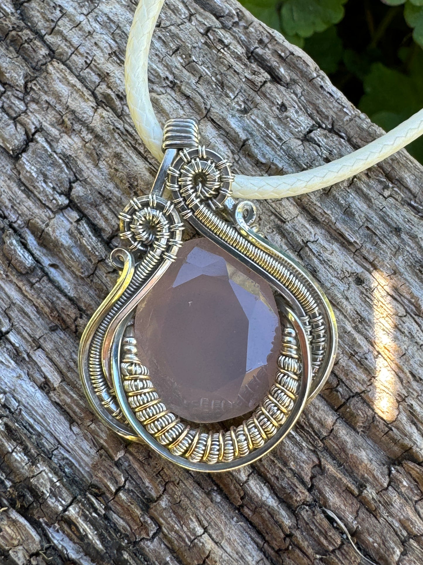 Rose Quartz in Silver