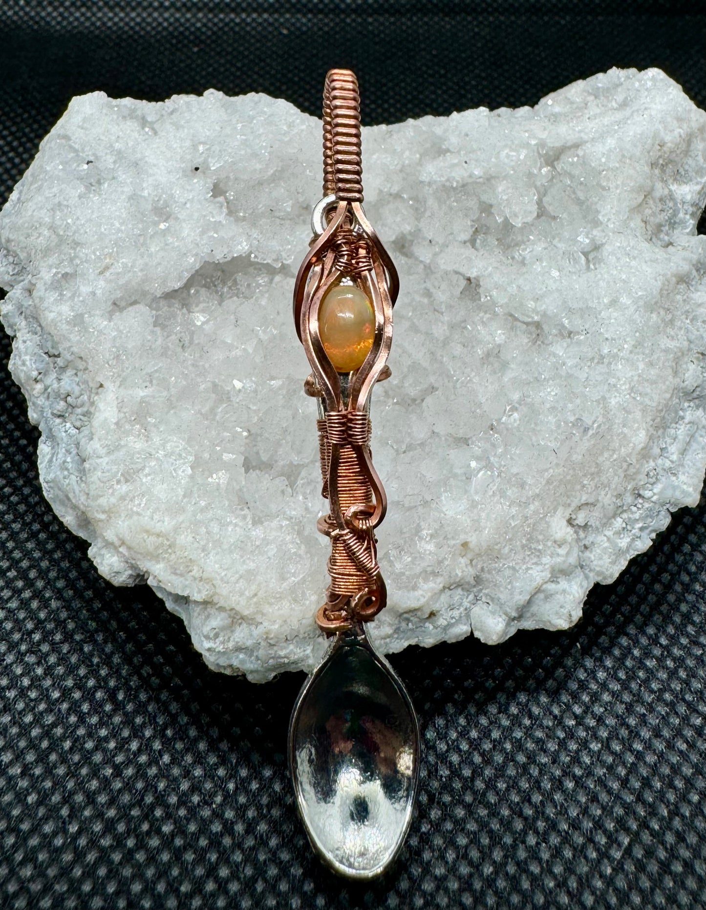 Opal Spoon Pendents