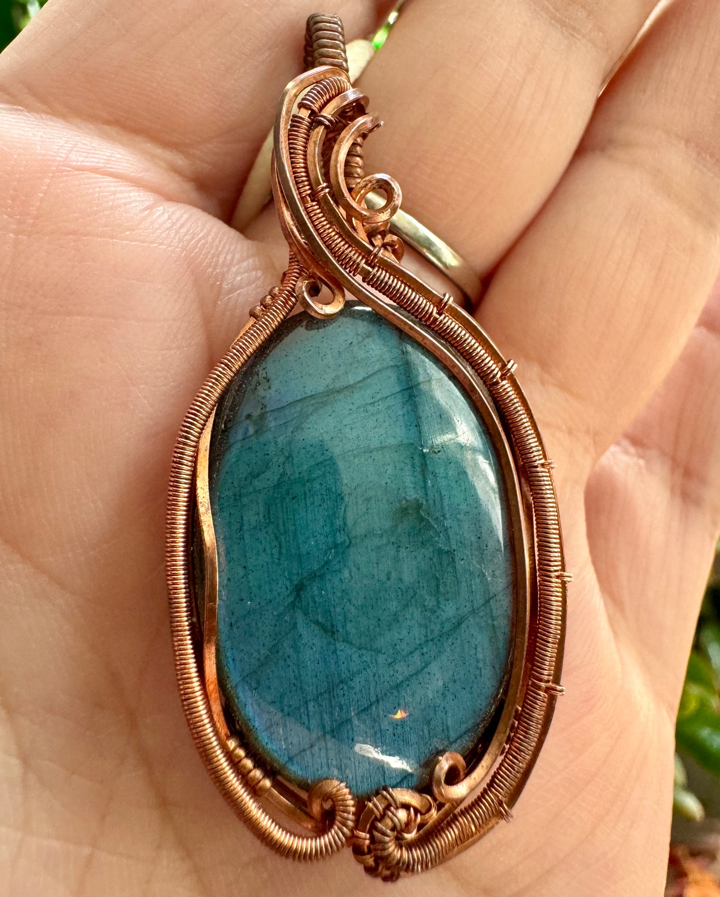 High Grade Labradorite in Copper