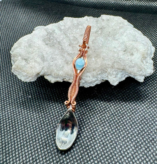 Larimar Spoon Pendent