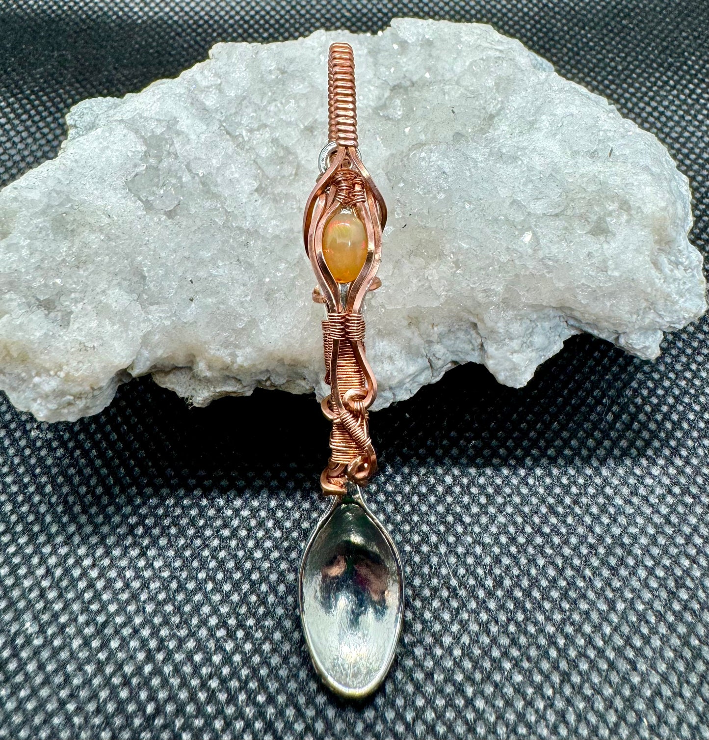 Opal Spoon Pendents