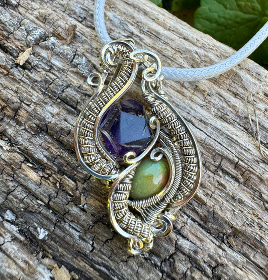 Amethyst and Ethiopian Opal